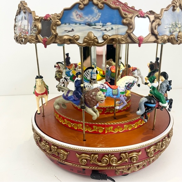 Mr. Christmas Triple Decker Carousel Music Box - Picture 3 of 16